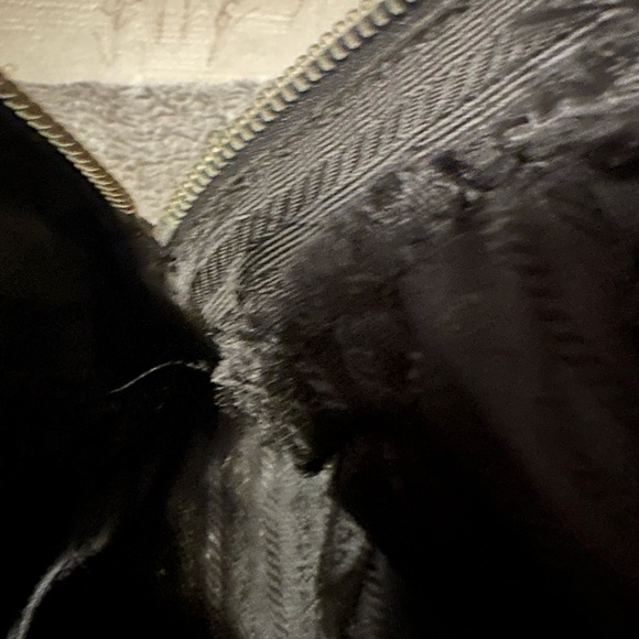 Prada black nylon tote. Great on outside. Needs repair on insider. See all pics - Picture 8 of 11